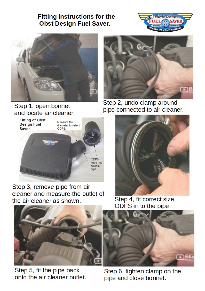 Fitting the Obst Design Fuel Saver OBST Design